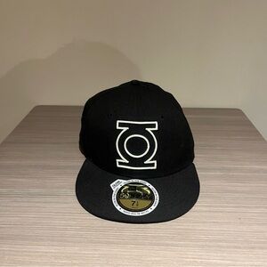 Green Lantern New Era 59Fifty Cap Size 7 1/2 Fitted Hat Glow In the Dark